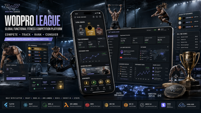 WOD Pro League — Global fitness competitions · 120+ countries